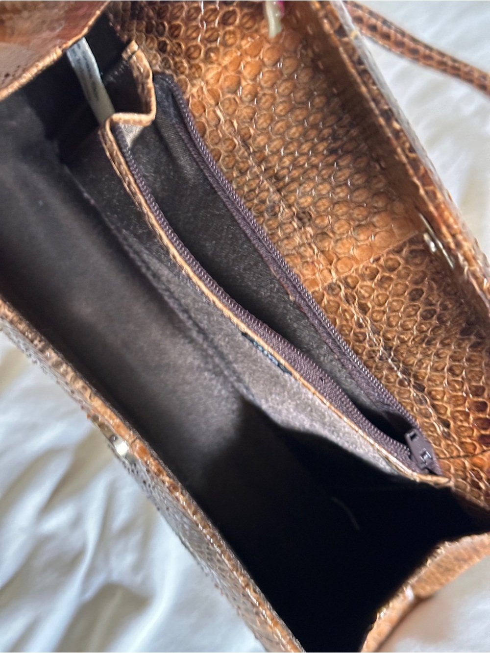 Vintage Snakeskin Purse - Picture 8 of 8